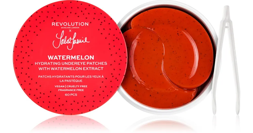 Revolution SkincareX Jake-Jamie Watermelon hidrogél maszk a szem körül élénk és hidratált bőr Gyors kiszállítás