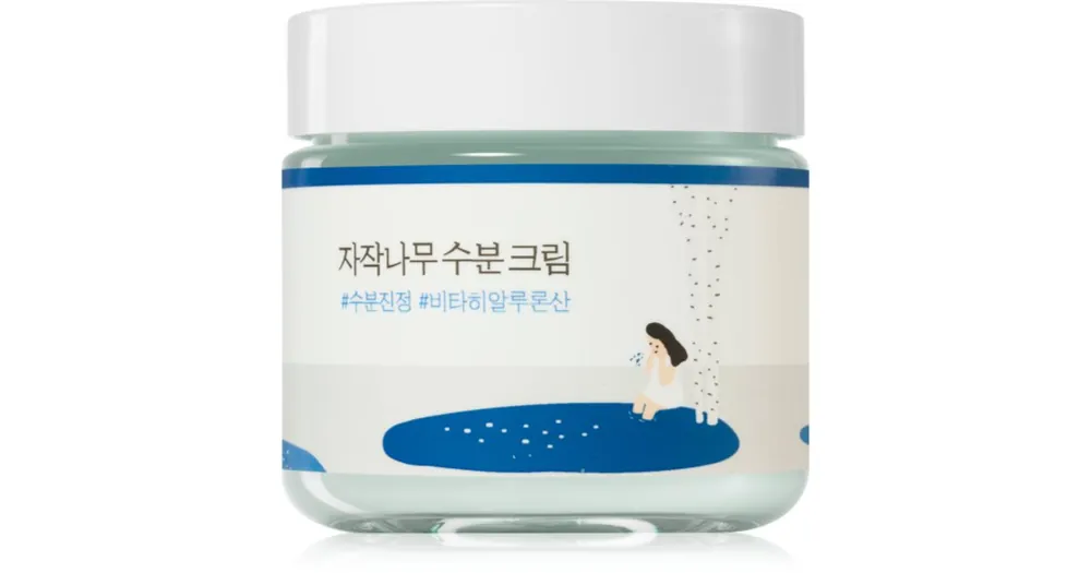 Akció ROUND LABBirch Juice Moisturizing Cream könnyű hidratáló krém a bőrréteg megújítására