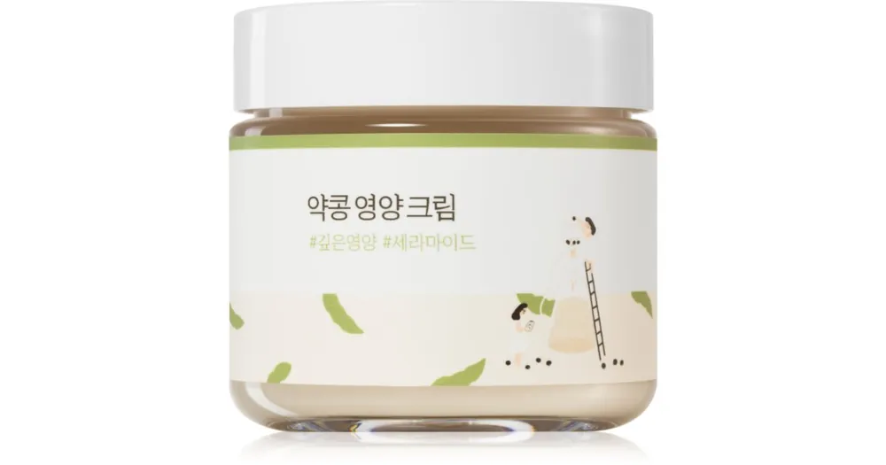 Legnépszerűbb ROUND LABSoybean Nourishing Cream mélyen hidratáló krém ránctalanító hatással