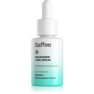 Kiárusítás SaffeeClearDerm Niacinamide + Zinc Serum mattító szérum a kitágult pórusok ősszehúzására niacinamiddal és cinkkel