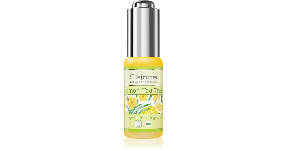 SaloosBio Skin Oils Lemon Tea Tree regeneráló olaj zsíros és problémás bőrre Azonnal elérhető