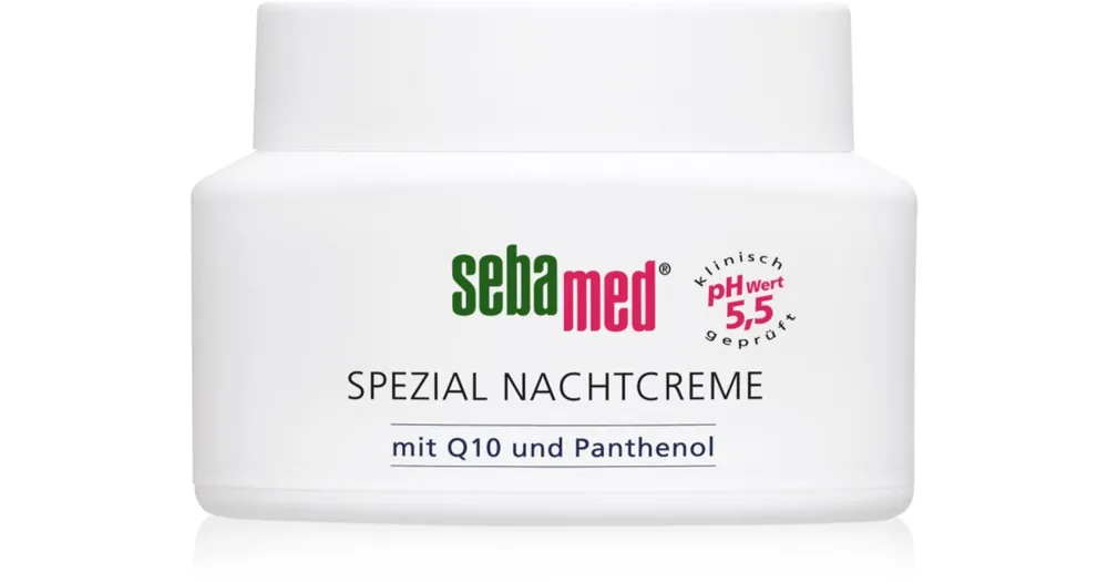 Prémium SebamedSpecial Night Cream with Q10 and Panthenol regeneráló éjszakai krém koenzim Q10