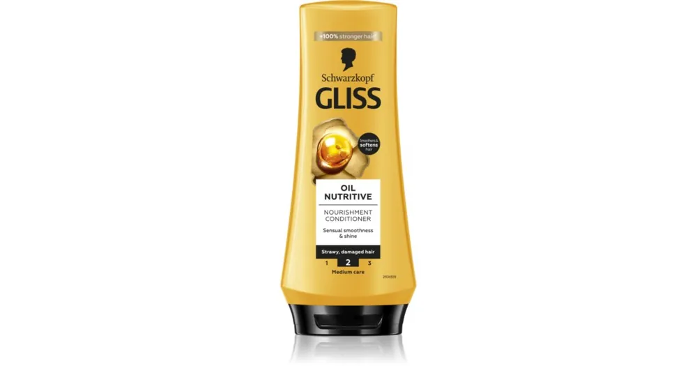 SchwarzkopfGliss Oil Nutritive tápláló kondícionáló olajjal Exkluzív ajánlat