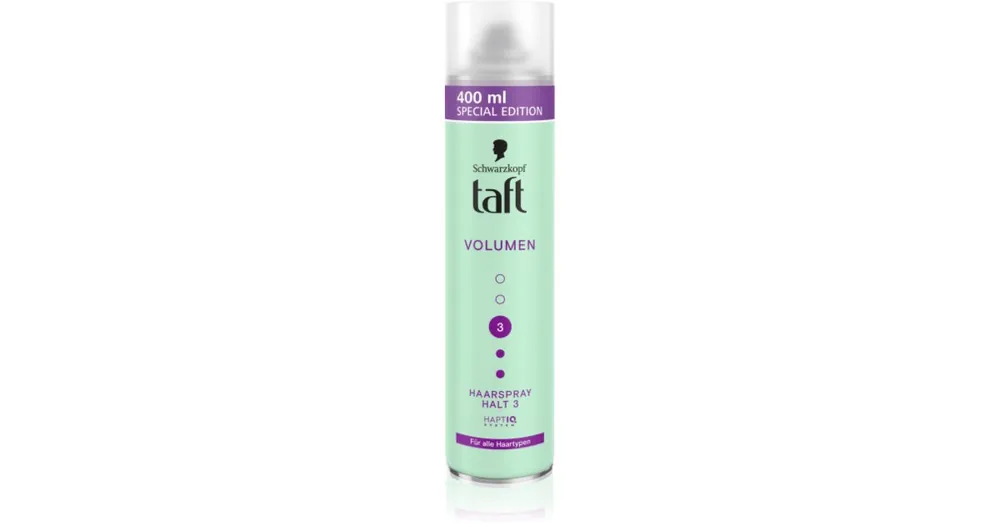 Azonnali szállítás SchwarzkopfTaft Volume hajlakk közepes fixálás a finom hajért