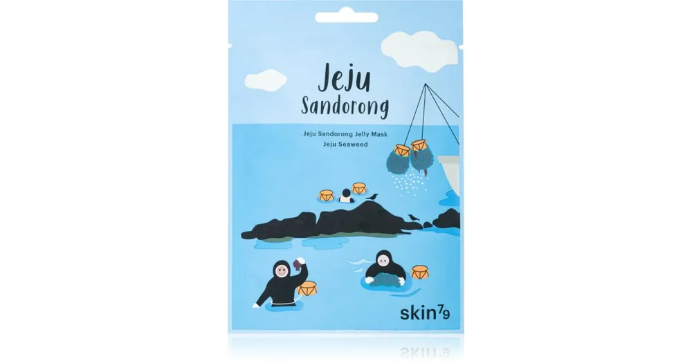 Skin79Jeju Sandorong Jeju Seaweed szövet arcmaszk tisztító hatással Alacsony ár