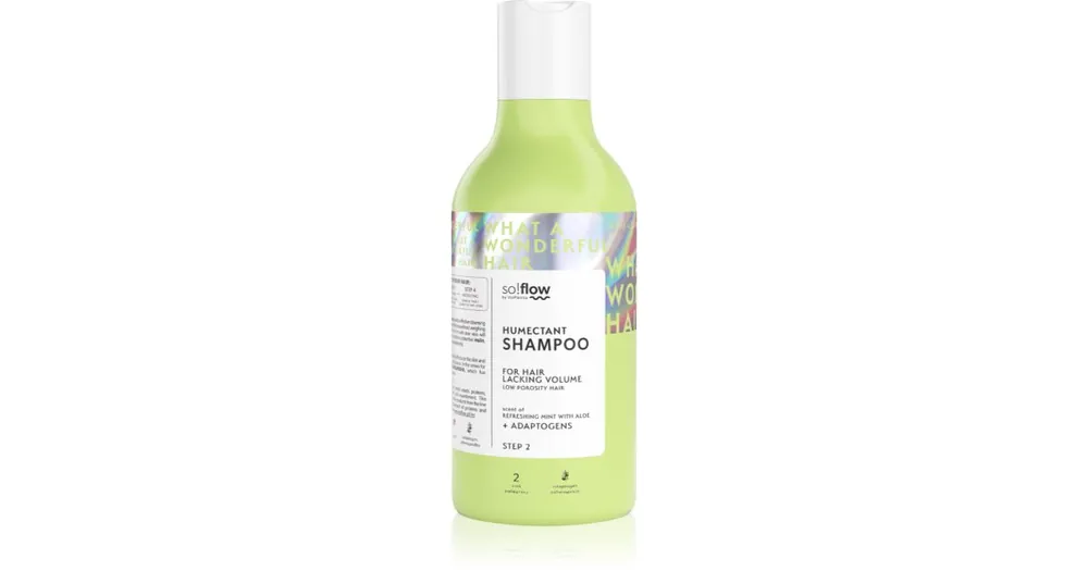 so!flowLow Porosity Hair Humectant Shampoo tisztító sampon lelapuló hajra Rendeld meg most