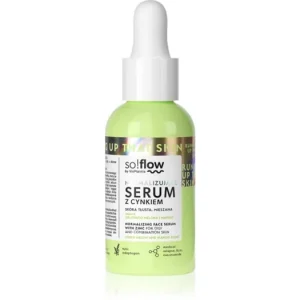 so!flowNormalizing Face Serum With Zinc bőr szérum cinket tartalmaz Újdonság