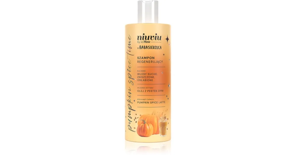 so!flowPumpkin Time Regenerating Shampoo regeneráló sampon száraz és gyenge hajra Kihagyhatatlan ajánlat