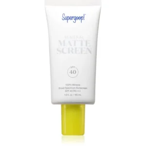 Supergoop!Mattescreen krém ásványi anyagokkal SPF 40 Gyors kiszállítás