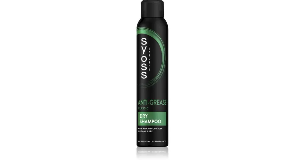 Kedvezményes ár SyossAnti Grease száraz sampon a gyorsan zsírosodó hajra