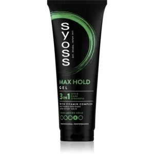 SyossMax Hold erős fixálású gél a hajra Csak ma