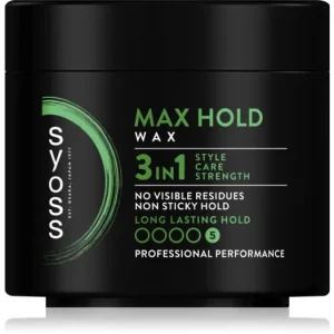 Ajánlat SyossMax Hold styling wax extra erős fixáló hatású