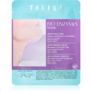 TalikaBio Enzymes Anti-Aging Neck Mask arcmaszk feszesítő hatással Azonnali szállítás