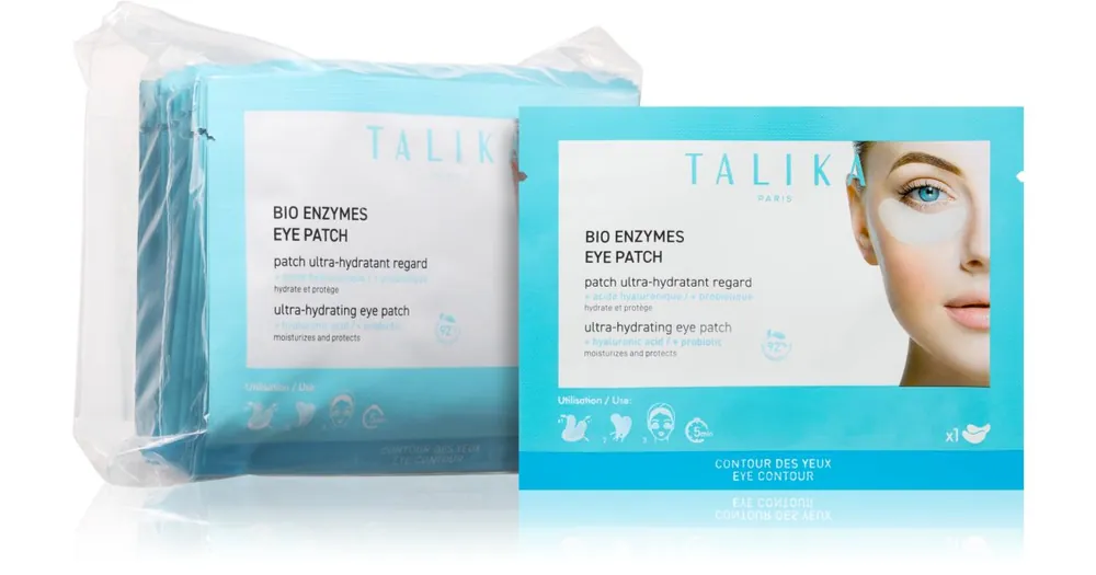 TalikaBio Enzymes Eye Patch simító szemkörnyék maszk probiotikumokkal Korlátozott ajánlat
