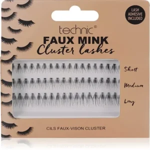 Technic CosmeticsFaux Mink Cluster Lashes műszempillák ragasztóval Szuper akció