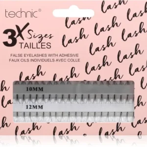 Technic CosmeticsIndividual False Eyelashes ragasztható tincses műszempillák Bestseller