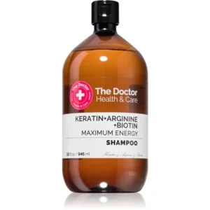 The DoctorKeratin + Arginine + Biotin Maximum Energy keratin sampon az erős és fénylő hajért Kihagyhatatlan ajánlat