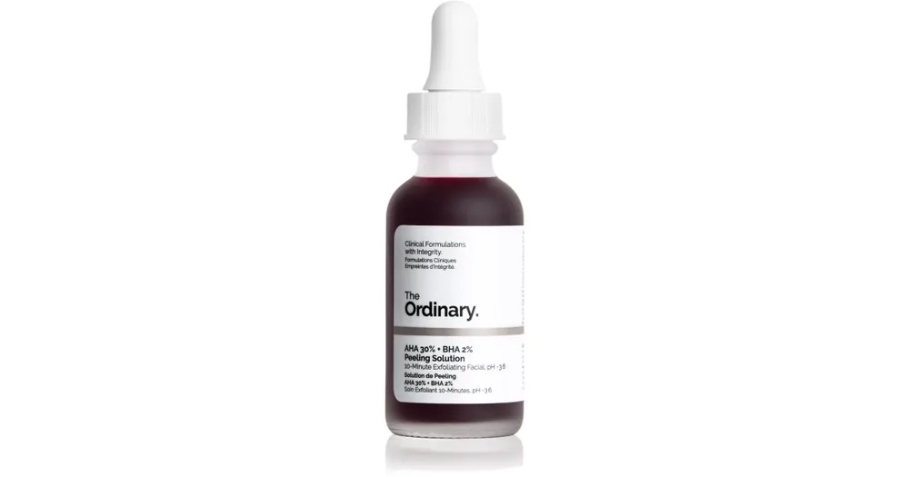 Kiárusítás The OrdinaryAHA 30% + BHA 2% Peeling Solution oldat peeling hatással