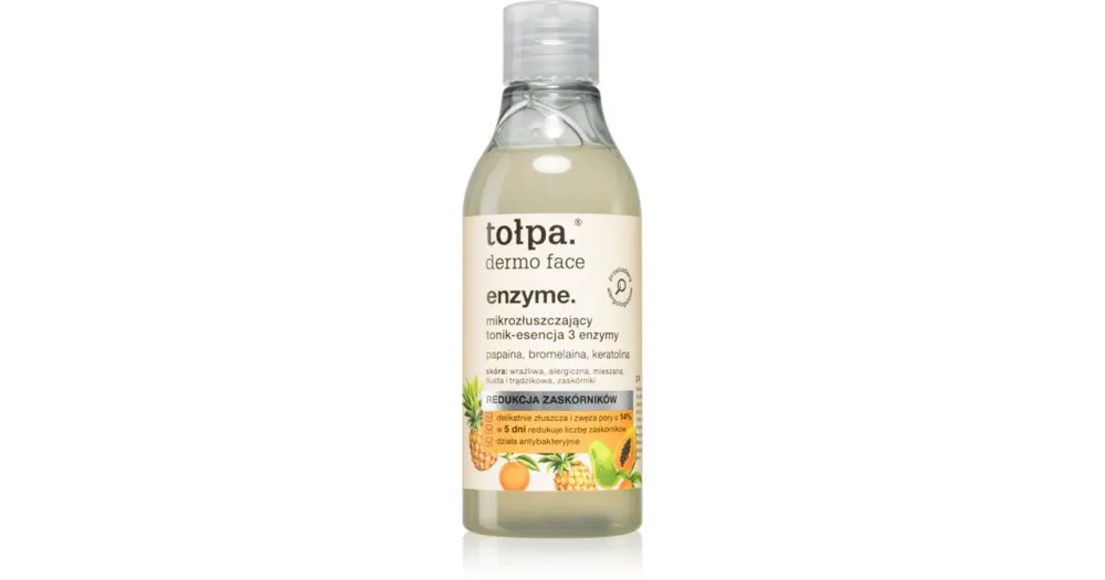 TołpaDermo Face Enzyme tisztító emulzió peeling hatással Utolsó esély