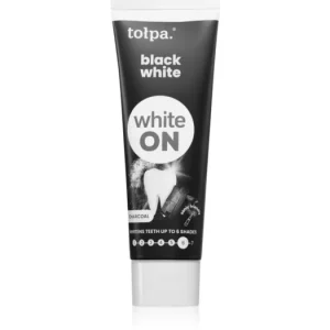 Alacsony ár TołpaOn White Black White fehérítő fogkrém