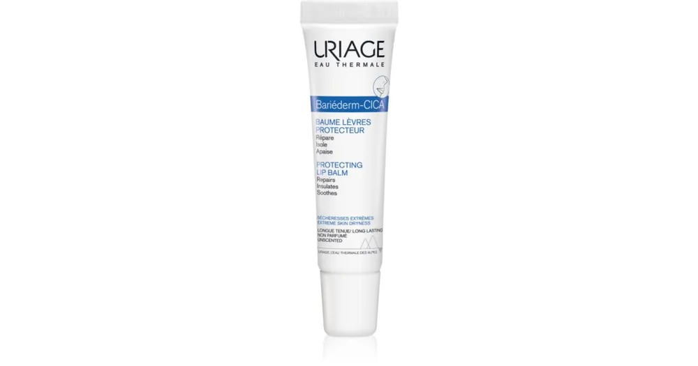 Biztonságos fizetés UriageBariéderm Cica-Lips Protecting Balm védő balzsam az ajkakra