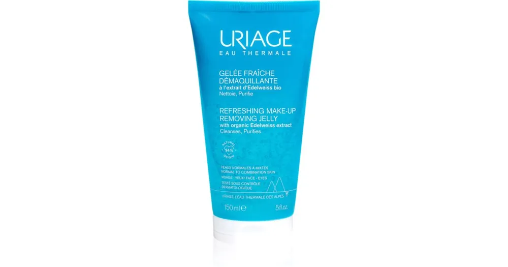 Olcsóbb UriageEau Thermale Make-Up Removing Jelly frissítő tisztító gél kombinált és zsíros bőrre