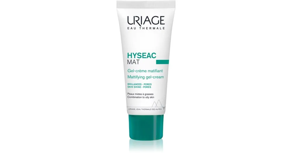 UriageHyseac Mat Matifying Gel-Cream mattító zselés krém kombinált és zsíros bőrre Olcsó