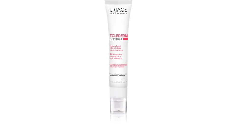 Olcsó UriageToléderm Control Rich Soothing Care Tápláló nyugtató krém az érzékeny és intoleráns bőrre
