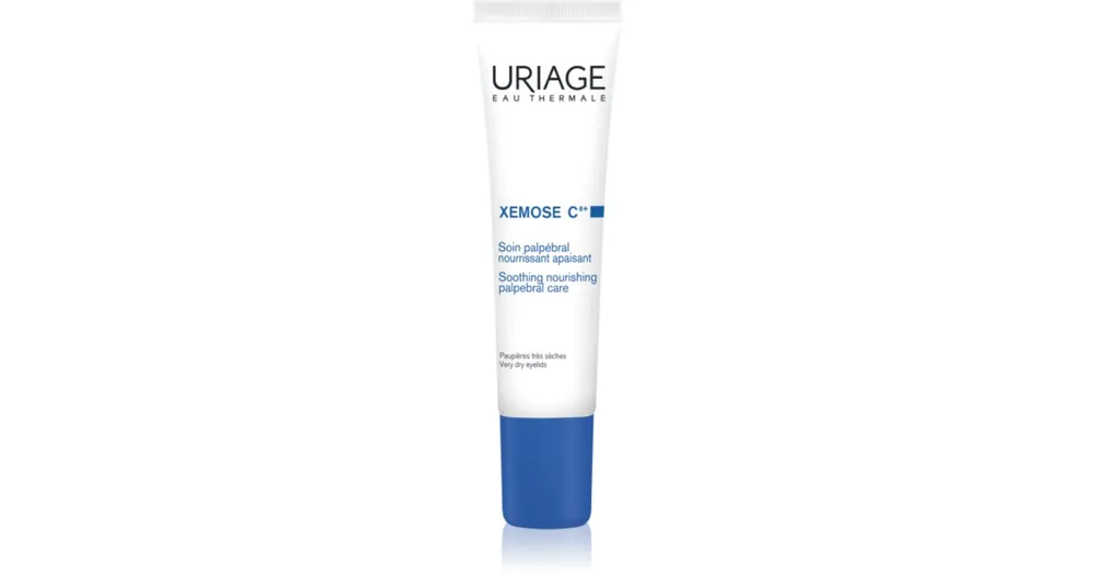 UriageXemose C8+ Soothing Nourishing Palpebral Care nyugtató szemkörnyékápoló krém száraz és atópiás bőrre Biztonságos fizetés