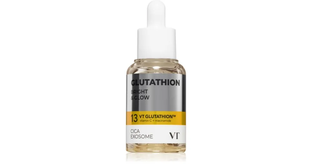 Végkiárusítás VT CosmeticsCica Exosome G2 Brightening Ampoule fényesítő hatású arcszérum nyugtató hatással