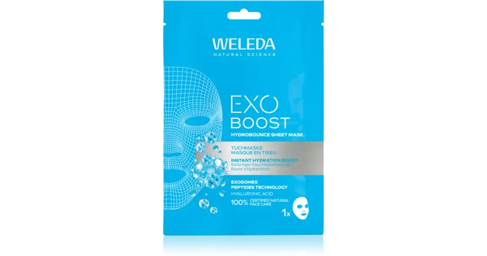 Gyors kiszállítás WeledaExo Boost hidratáló gézmaszk