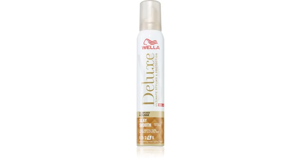 Szuper akció WellaDeluxe Silky Smooth fixáló hab tápláló hatással