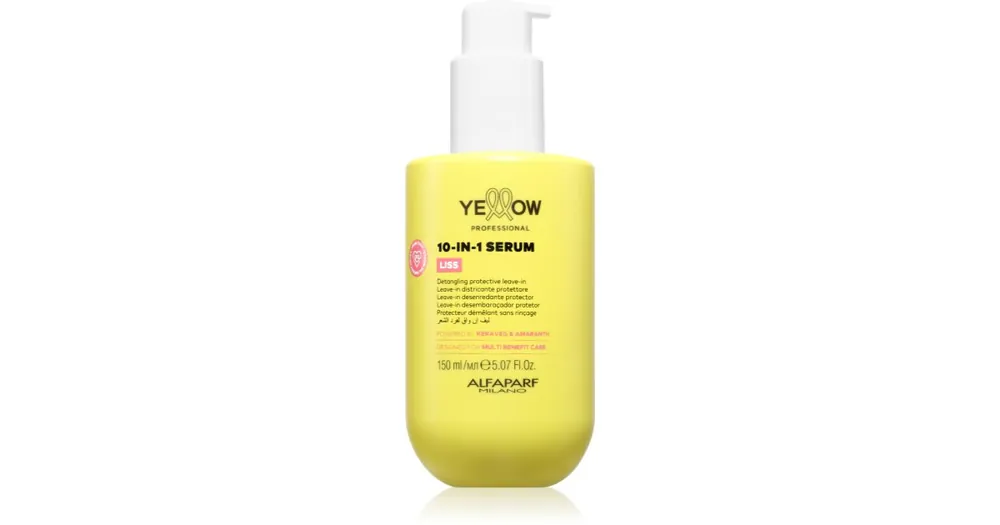 Vedd meg online Yellow ProfessionalLiss 10-IN-1 Serum leöblítést nem igénylő szérum hajegyenesítésre