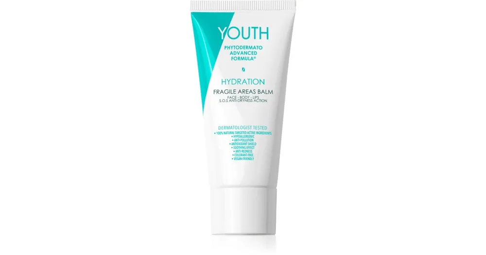YOUTHHydration Fragile Areas Balm hidratáló krém száraz bőrre Népszerű