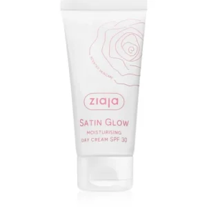 ZiajaSatin Glow Moisturising Day Cream hidratáló nappali krém SPF 30 Expressz kézbesítés