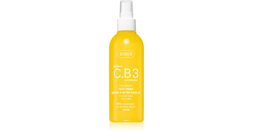 ZiajaVitamin C.B3 Niacinamide tisztító arc tonik spray -ben Outlet