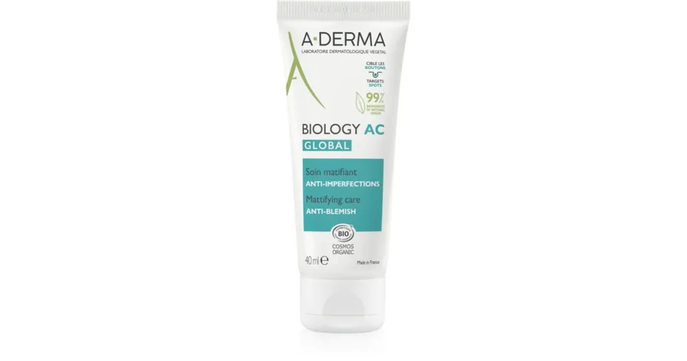 A-DermaBiology AC mattító ápolás a bőr tökéletlenségei ellen Legnépszerűbb