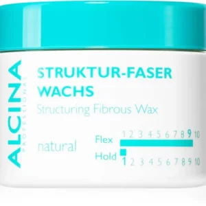 Legkelendőbb AlcinaStructuring Fibrous Wax Natural hajwax természetes hatásért
