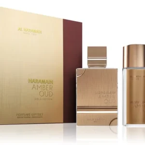 Újdonság Al HaramainAmber Oud Gold Edition ajándékszett unisex