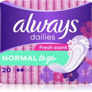 Végkiárusítás AlwaysDailies Normal To Go Fresh tisztasági betétek