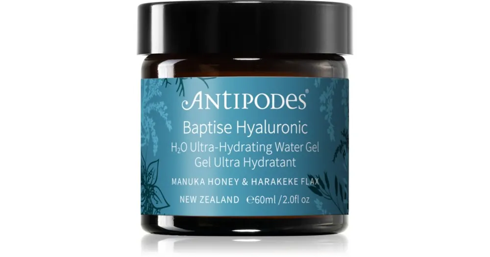 AntipodesBaptise H₂O Ultra-Hydrating Water Gel gyengéd és hidratáló géles krém az arcra Árengedmény