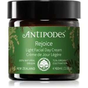 Akció AntipodesRejoice Light Facial Day Cream könnyű hidratáló nappali krém