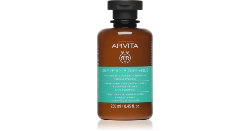 Exkluzív ajánlat ApivitaOily Roots & Dry Ends Shampoo sampon zsíros fejbőrre és száraz hajvégekre