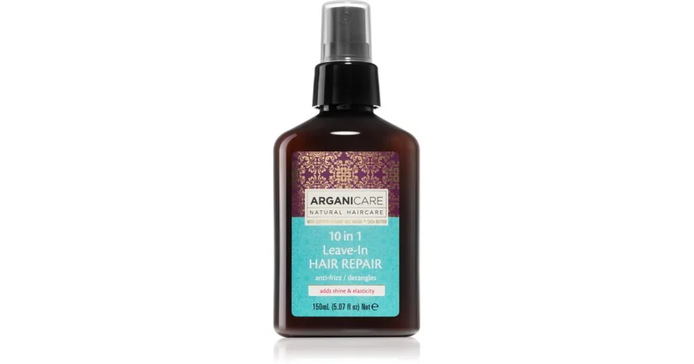 ArganicareArgan Oil & Shea Butter 10 in 1 Leave-In Hair Repair leöblítést nem igénylő ápolás hajra Biztonságos vásárlás