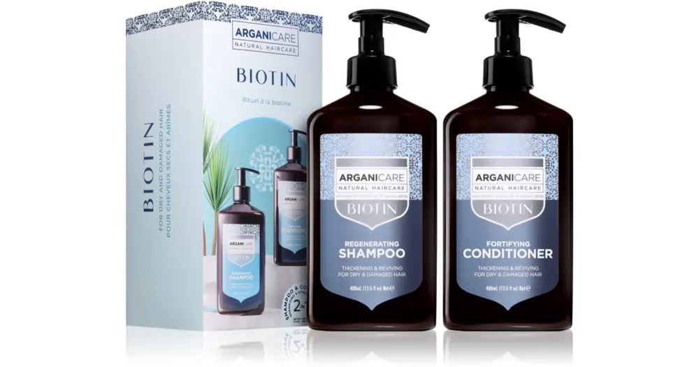 ArganicareBiotin Regenerating Set szett a haj megerősítésére Expressz kézbesítés