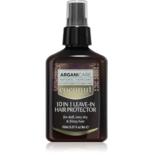Akciós ár ArganicareCoconut 10 in 1 Leave-In Hair Protector erősítő öblítést nem igénylő ápolás száraz hajra