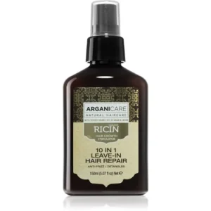 Rendeld meg most ArganicareRicin 10 In 1 Leave-In Hair Repair hajkúra 10 az 1-ben táplált és fényes hatásért