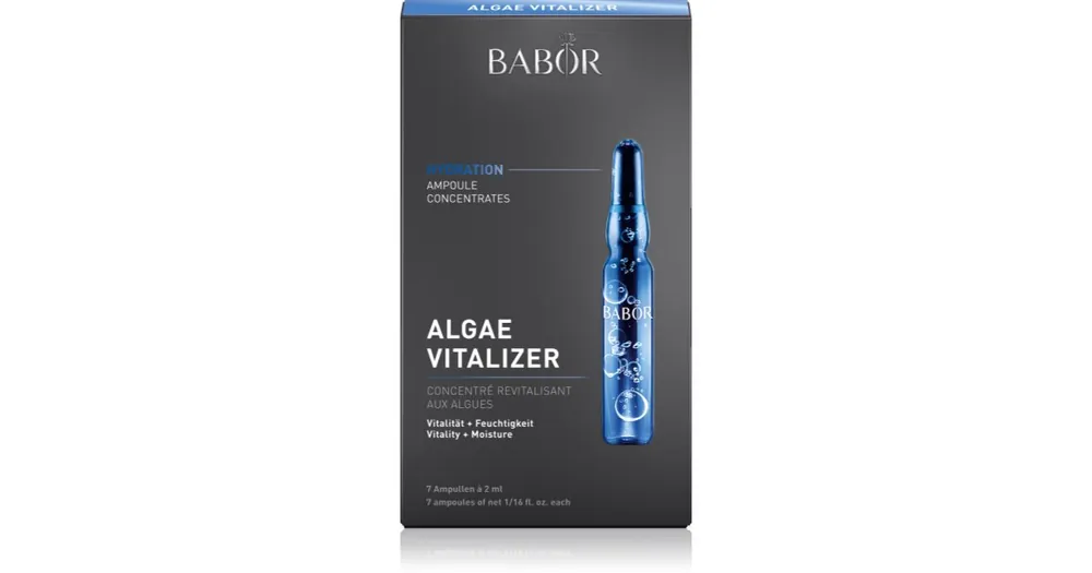 BABORAmpoule Concentrates Algae Vitalizer revitalizáló arcszérum hidratáló hatással Bestseller