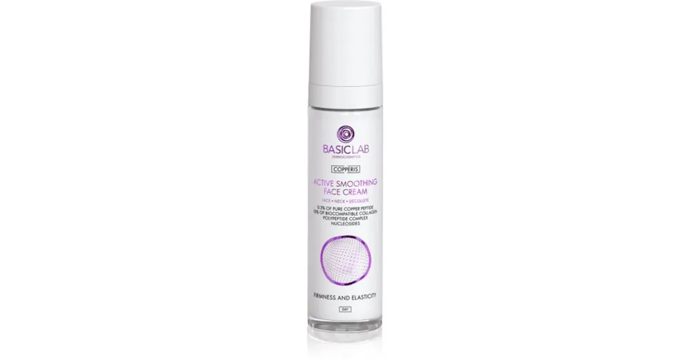 Ajánlat BasicLabDermocosmetics Copperis nappali kisimító krém peptidekkel