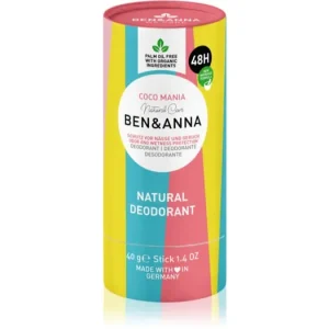 Azonnali szállítás BEN&ANNANatural Deodorant Coco Mania izzadásgátló deo stift